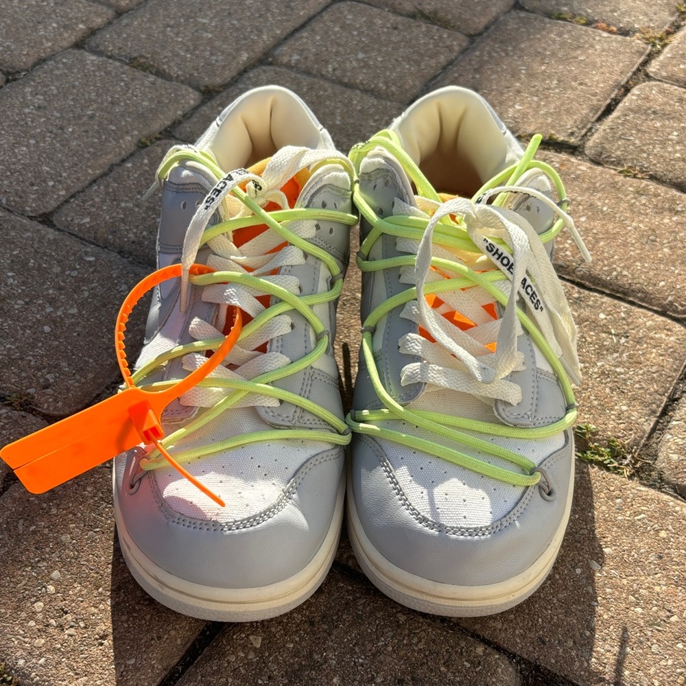 2021 Off-White x Dunk Low 'Lot 43 of 50' Size Men’s 8/ W 9.5Great Used Condition